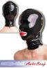 Anita Berg - Latex Zip-Kopfmaske mit �ffnung schwarz - Gr. S