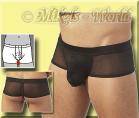 Black Hipster Pants schwarz-transparent