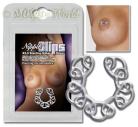 925 Sterling Silber Nippel Schmuck - Mini Tribal ohne Piercing