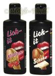 Gleitmittel & Massage�l Lick-it 2er-Set Kirsch/Schoko