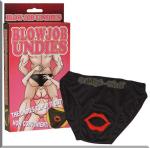 Gag Unterhose Blow Job Undies schwarz - Gr. S-XL