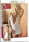 Romantik Minikleid mit Einsatz aus Spitze wei�