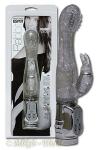 Vibrator Rotating G-Spot Rabbit silber-glitzer