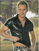 Scharfes enges Glanz Wetlook Shirt / Top schwarz