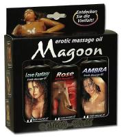 hier klicken f&uuml;r eine vergr&ouml;sserte Darstellung von Magoon Massage-�l - 3er-Set 100 ml