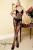 Leg Avenue - Catsuit ouvert im Straps-Look schwarz