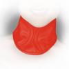 Ledapol - Echt Leder Hals-Collar mit Schnallenverschluss rot - Gr. S/M