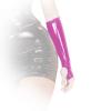 Insistline - Datex Handschuhe ellenbogenlang mit Schlaufe pink - Gr. S
