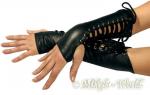 Ledapol - Edle lange Leder Handschuhe mit Schnrung