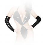 Insistline - Elegante Datex Armstulpen / Handschuhe mit Zip