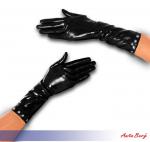 Anita Berg - Halblange Latex Handschuhe mit Nieten