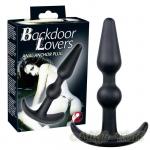Backdoor Lovers Silicone Butt Plug anal schwarz