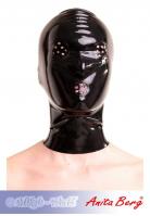 hier klicken für eine vergrösserte Darstellung von Anita Berg - Latex Zip-Kopfmaske mit Perforationen