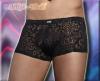Pants / Shorts in Ausbrenner-Optik schwarz - Gr. S