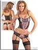 Scharfes Leo Design-Set: Corsage und Rio mit Schleifen - Gr. 80B/M