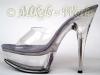 Plateau Pantolette Carmen transparent - Gr. 35