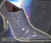 Elegante Lack Ankle Boots Gina grau - Gr. 36
