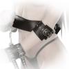 Ledapol - Echt Leder Bondage Bauchgrtel mit Armfesseln schwarz - Gr. S-L