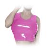 Insistline - Hautenges Datex Top / Bustier mit Zip pink - Gr. S