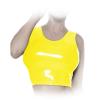 Insistline - Hautenges Datex Top / Bustier mit Zip gelb - Gr. S