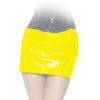Insistline - Scharfer knapper Datex Minirock mit Zip gelb - Gr. S