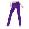 Insistline - Enge lange Datex Hose mit Zip lila - Gr. S