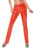 Insistline - Enge lange Datex Hose mit Zip rot - Gr. L