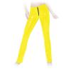 Insistline - Enge lange Datex Hose mit Zip gelb - Gr. S