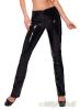 Insistline - Enge lange Datex Hose mit Zip schwarz - Gr. L