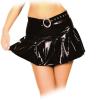 Insistline - Scharfer heier knapper Datex Falten Minirock schwarz - Gr. L
