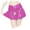 Insistline - Scharfer heier knapper Datex Falten Minirock pink - Gr. S