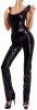 Insistline - Heier Datex Overall mit Zip ohne Fu schwarz - Gr. L