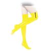 Insistline - Datex Overknee Strmpfe mit Fu und Zip gelb - Gr. S