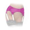 Insistline - Hautenger Datex Strapsgrtel pink - Gr. S