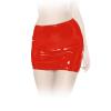 Insistline - Heier Datex Minirock gerafft mit Gummizug rot - Gr. S