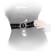 Insistline - Stylischer Datex Grtel mit Schnalle schwarz - Gr. S