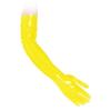 Insistline - Lange Datex Finger-Handschuhe / Stulpen gelb - Gr. S