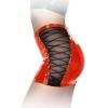 Insistline - Hautenger Datex Mini Rock mit Schnrung rot - Gr. S