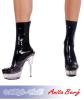 Anita Berg - Rassige Latex Socken / Strmpfe schwarz - Gr. L