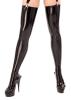 Anita Berg - Latex Overknee Strmpfe schwarz - Gr. L
