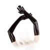 Anita Berg - Hautenge lange Latex Handschuhe schwarz - Gr. L