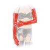 Anita Berg - Extralange fingerlose Latex Handschuhe rot - Gr. L