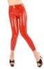 Anita Berg - Hautenge lange Zip Latex Leggings rot - Gr. 3XL