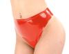 Anita Berg - Hfthoher hautenger Latex String rot - Gr. 3XL