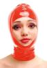 Anita Berg - Hautenge Latex Zip - Kopfmaske rot - Gr. L