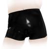 Anita Berg - Hfthoher hautenger Latex Taillen-Slip mit Zip schwarz - Gr. S