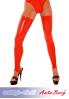 Anita Berg - Latex Overknees / Strmpfe ohne Fu rot - Gr. L