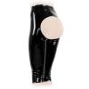 Anita Berg - Hautenge Latex Radler Pofrei ouvert schwarz - Gr. S