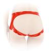 Anita Berg - Latex Slip / Pants Po ouvert rot - Gr. 3XL