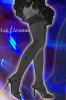 Leg Avenue - Straps Motiv Strmpfe mit Spitze schwarz - Gr. S-L